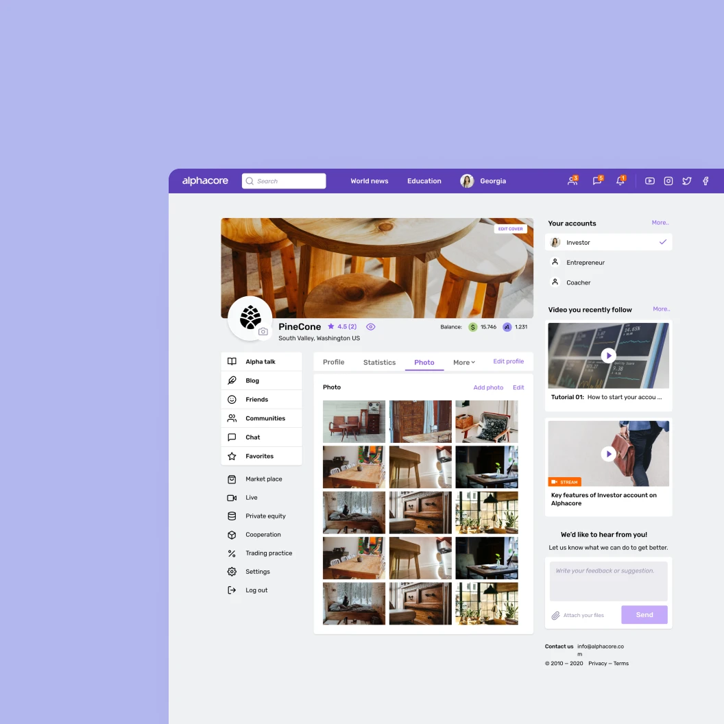 social media for financiers