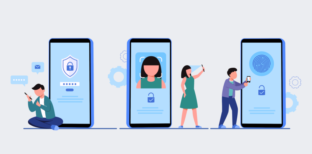 ID verification and biometrics for a mobile app
