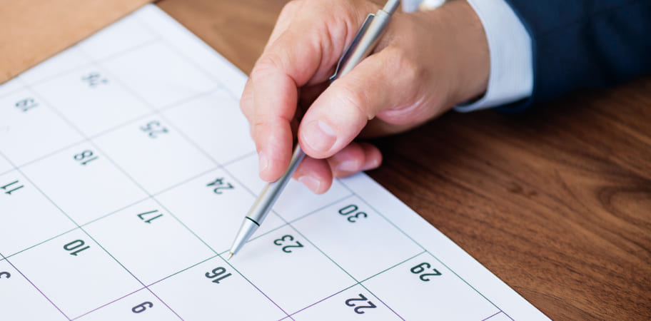 Manage development deadlines