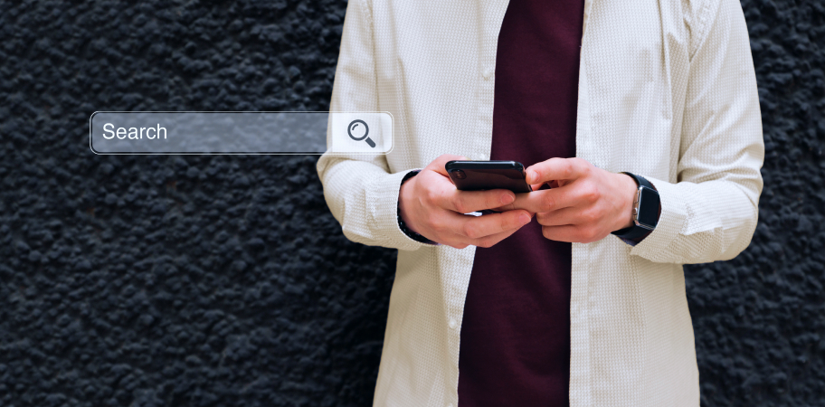 search for e-comerce