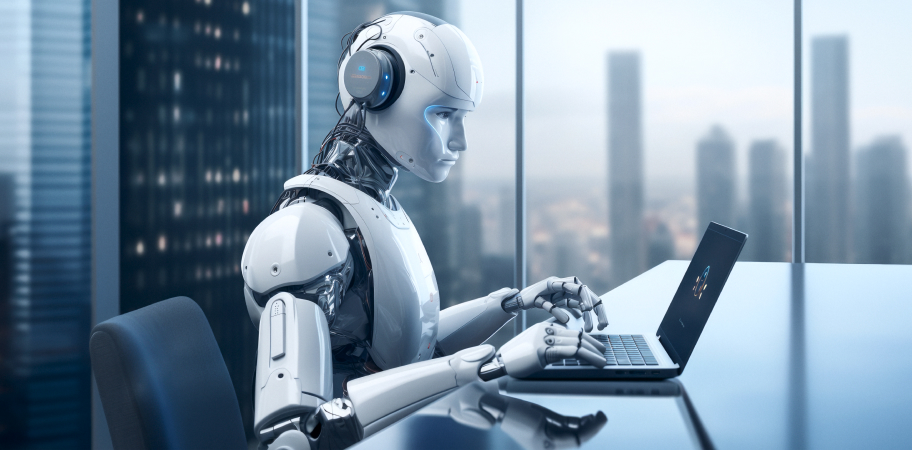 website technical support using AI