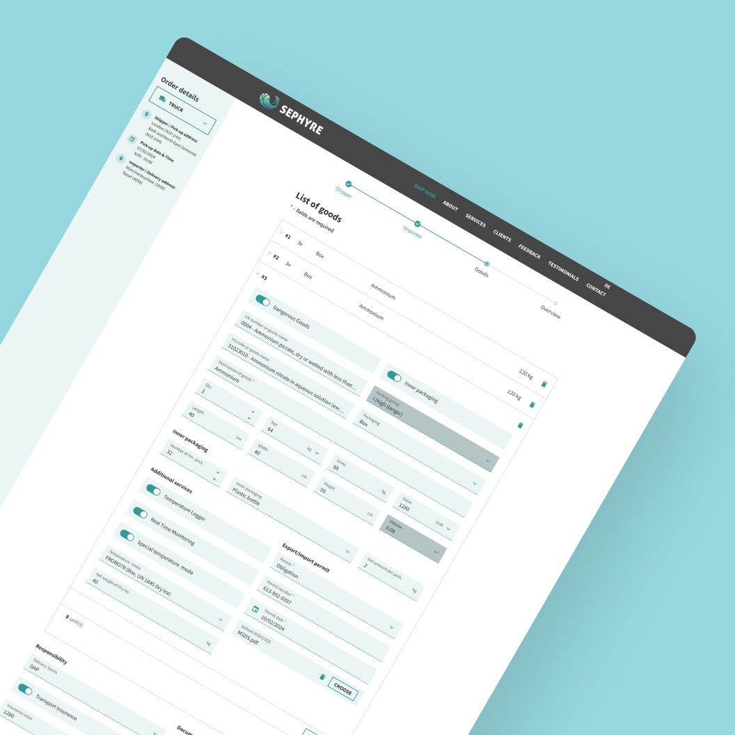 CRM system for Logistics