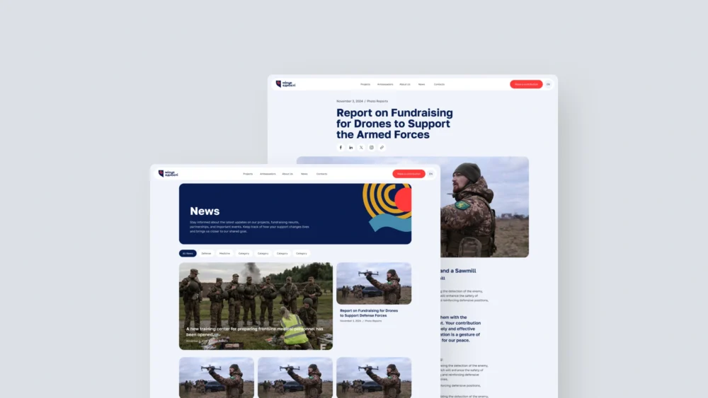 Place of Unity - a full-service donation website