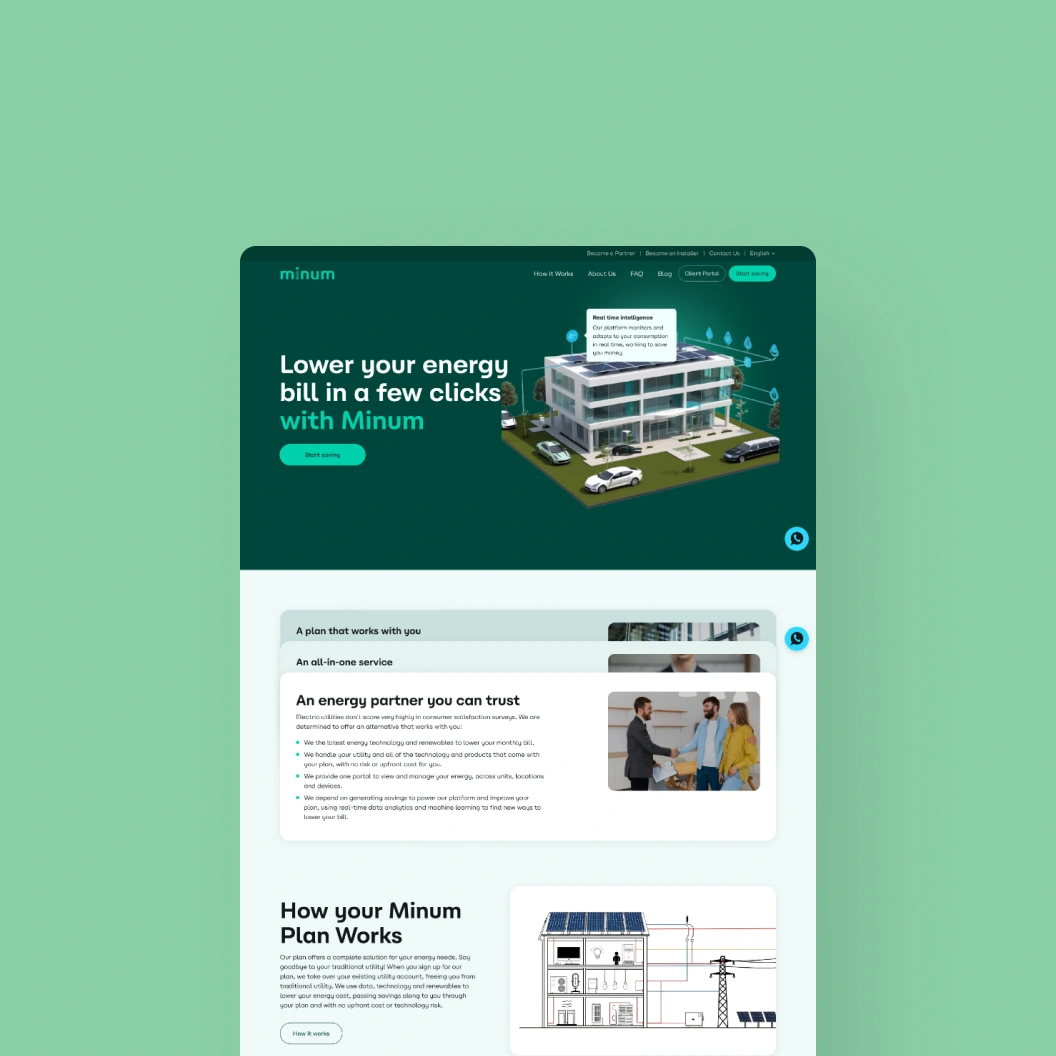 Renewable Energy web design