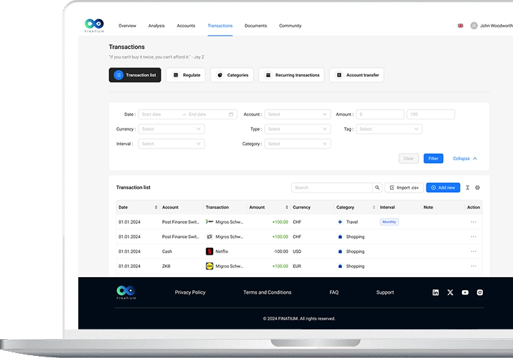 Payments in different currencies