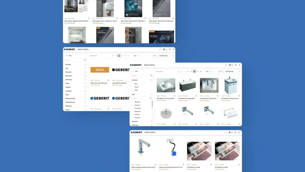 web development media portal