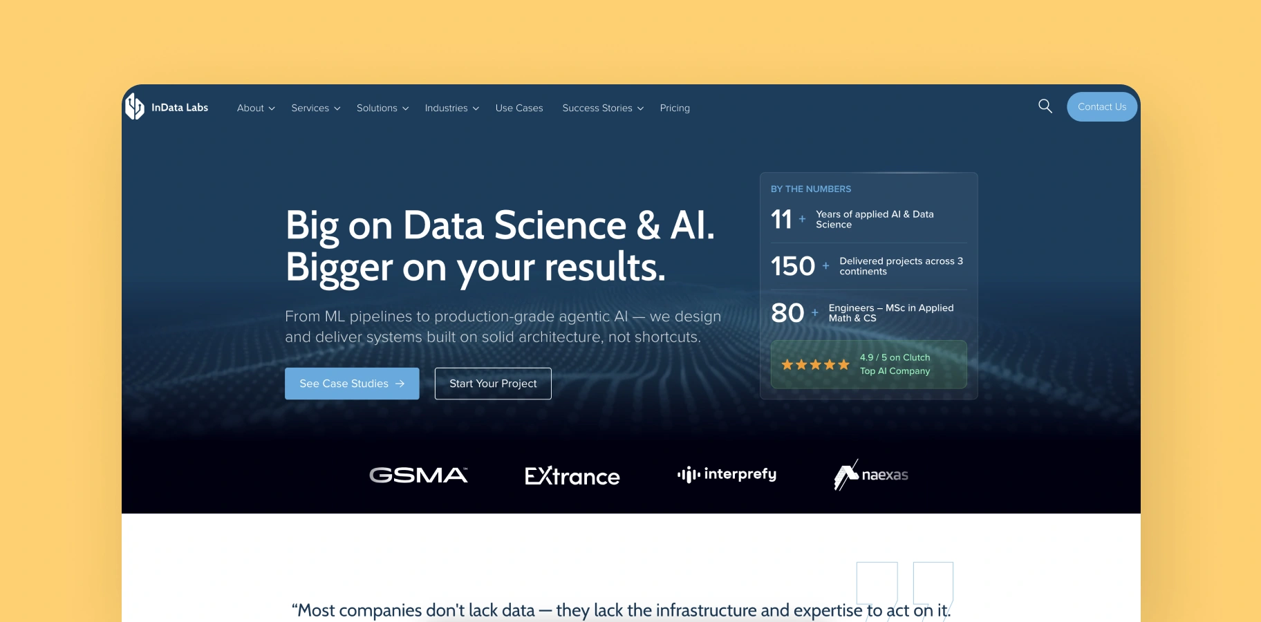 Custom web platform