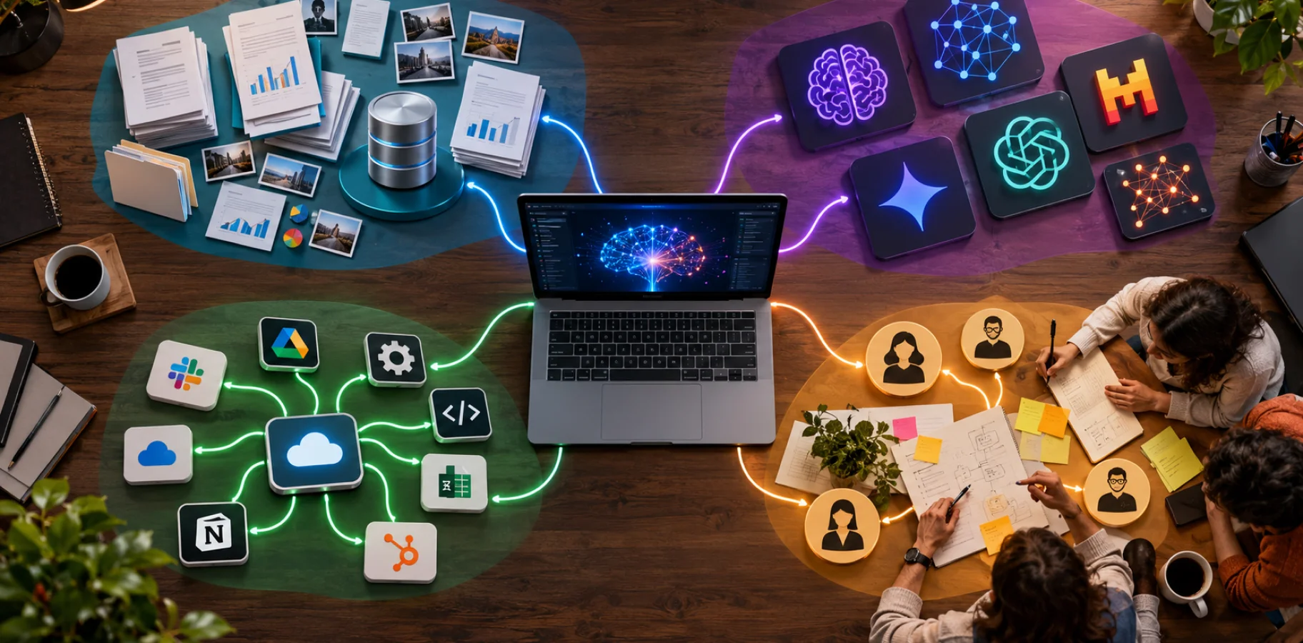 Key factors that affect AI development cost: data, model choice, integrations, and team